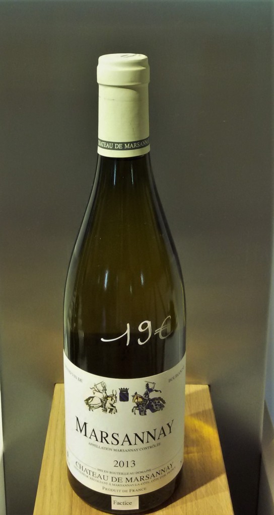 Degustação Marsannay branco