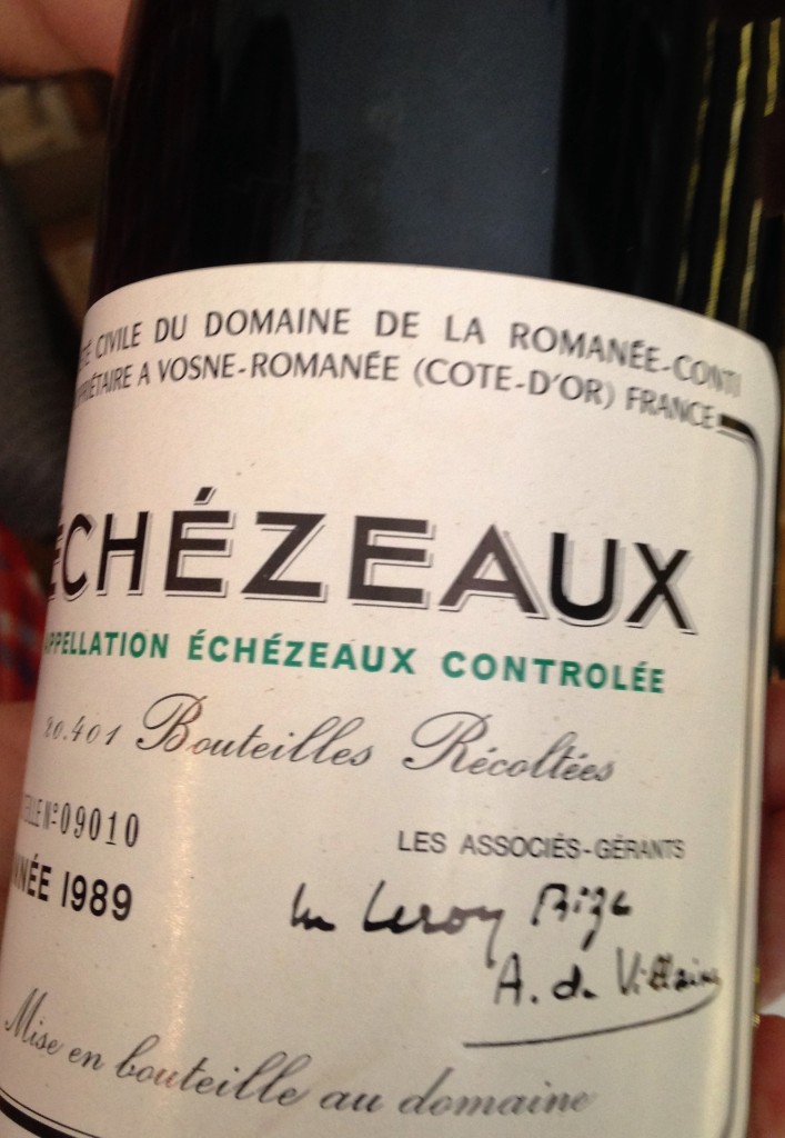 Um dos 7 grands crus produzidos pelo DRC