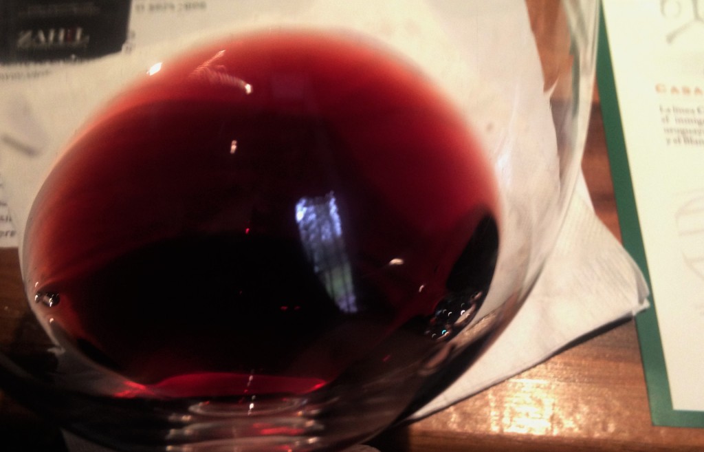 A cor intensa do Tannat de Reserva 2005