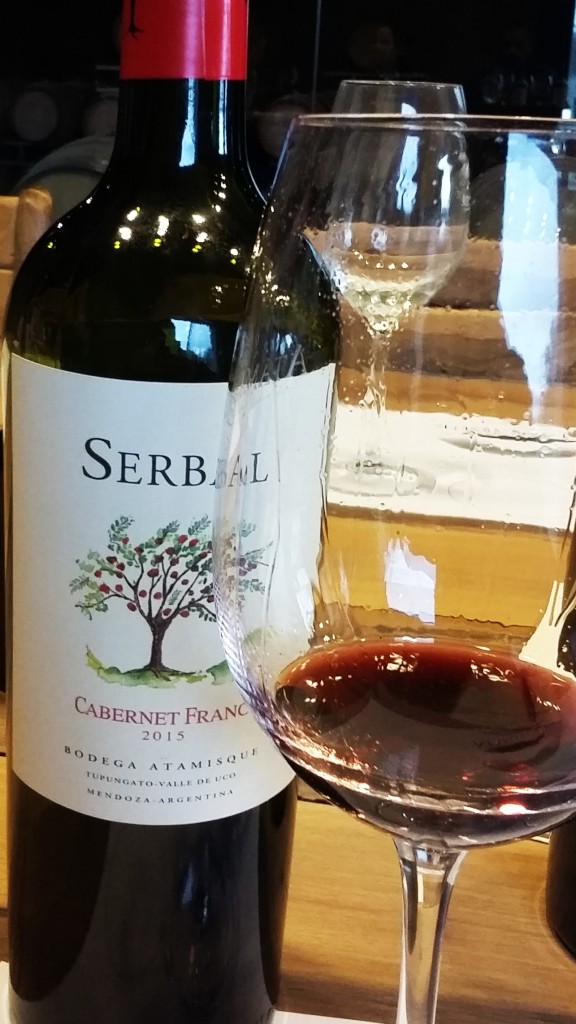 Atamisque visita - vinho Serbal Cab. Franc