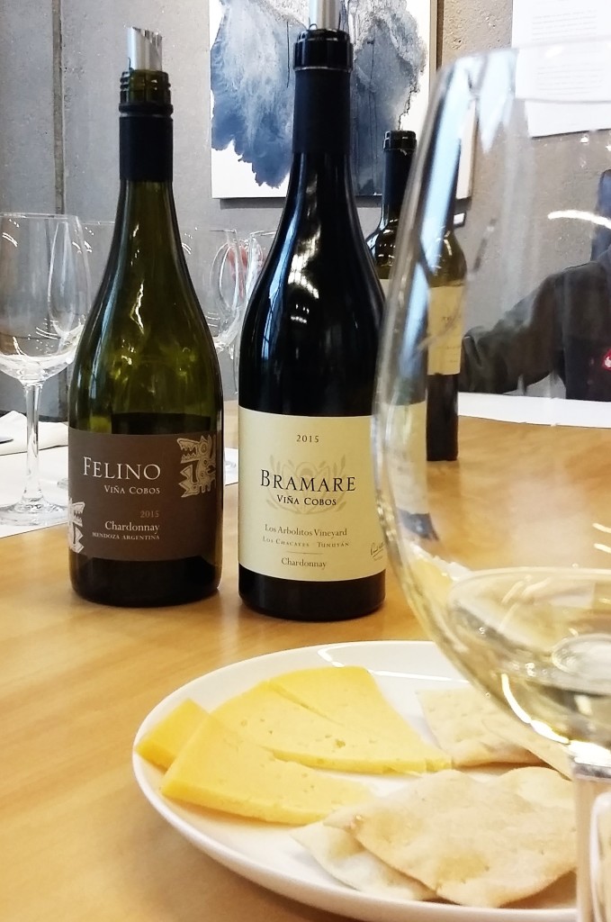 Os dois brancos de chardonnay