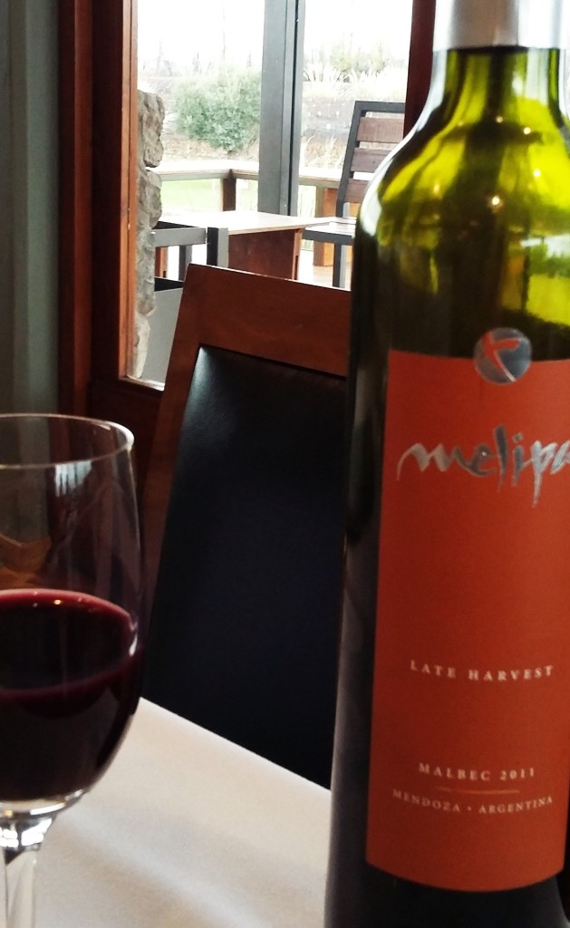 Vinho malbec de sobremesa